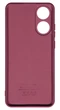 Панель Soft Silicone Case для Oppo A78 (4G), Бордовий - зображення 2