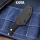 Ніж Фіксований Karda Z035 Black - изображение 4