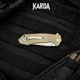 Ніж Складаний Karda J278 Clip Point Desert - изображение 5