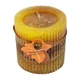 Арома свеча пеньковая Scented Candle столбик овальная высотой 7 см Коричневый(7G-F-6360C) - изображение 1