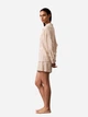 Пижама (рубашка + шорты) женская из вискозы Calvin Klein 325206404 XS Бежевый/Молочный (1159852862) - изображение 3