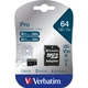Карта памяти Verbatim 64GB microSDXC class 10 UHS-III PRO (47042) - изображение 2
