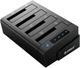 Док-станция для жестких дисков Orico 6648US3-C, 4 отсека 2.5/3.5 SATA, USB 3.0, клонирование - изображение 1