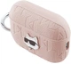 Чехол Karl Lagerfeld Monogram Choupette Head для Apple AirPods Pro 3 Pink (3666339577575) - зображення 2