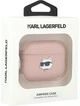 Чехол Karl Lagerfeld Monogram Choupette Head для Apple AirPods Pro 3 Pink (3666339577575) - зображення 4