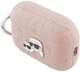Etui Karl Lagerfeld Monogram Karl and Choupette Head do Apple AirPods Pro 3 Pink (3666339574642) - obraz 2