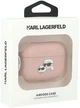 Etui Karl Lagerfeld Monogram Karl and Choupette Head do Apple AirPods Pro 3 Pink (3666339574642) - obraz 4