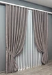 Комплект готовых штор VR-Textil Жаккард Sultan YL № 1210ш Серо-пудровый 100х270 см 2 шт (31-482) - изображение 3