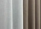 Комплект штор VR-Textil Лен Мешковина 150х270 2шт и Тюль 400х270 825ш-115т Темно-бежевый с белым 71-017/3 - изображение 6