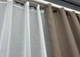 Комплект штор VR-Textil Лен Мешковина 150х270 2шт и Тюль 400х270 825ш-115т Темно-бежевый с белым 71-017/3 - изображение 8