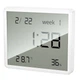 Электронный термогигрометр + часы Hoco HX41 5in1 Indoor White - изображение 2