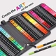 Набір двосторонніх маркерів на водній основі Dual Brush Pens 168 шт. - зображення 5