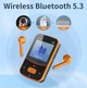 MP3-плеер PINHUI 64GB, Bluetooth 5.3, клипса, FM-радио, шагомер, HIFI, 1.5″ экран - изображение 2
