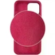 Чохол Silicone Premium case MagSafe з захистом камери та дисплея для iPhone 13 Pro Full Protective bordo 0682 - изображение 3