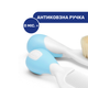 Щетка натуральная и расческа 0-12 месяцев Chicco, голубая - изображение 3