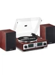 Проигрыватель виниловых пластин ANGELS HORN AT-3600L, Bluetooth 5.3, 33/45 RPM, с полочными колонками - изображение 1