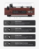 Проигрыватель виниловых пластин ANGELS HORN AT-3600L, Bluetooth 5.3, 33/45 RPM, с полочными колонками - изображение 6