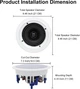 Встроенная акустическая система Herdio 5.25”, 2-полосная, In-Ceiling/In-Wall, 150W max - изображение 3