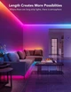 Стрічка LED Govee H617E RGBIC, 2×10 м, 36 Вт, Bluetooth - зображення 3