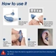 Слуховой аппарат Britzgo Digital Hearing Amplifier — перезаряжаемый усилитель звука, заушной, синий - изображение 6