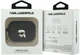 Чехол Karl Lagerfeld Silicone Karl Head 3D для Apple AirPods Pro 3 Black (3666339574666) - зображення 4