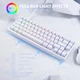 Магнитная Игровая ATTACK SHARK X68 HE Rapid Trigger Белая Клавиатура, 60%, 8K, RGB, Hot Swap - изображение 7