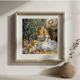 Набор для вышивки крестом JOZYSH «Розовое чудо» 40×40 см, 14 CT, канва Аида с нанесенным рисунком, полная зашивка - изображение 2