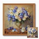 Набор для вышивки крестом JOZYSH «Ирисы» 14CT, 40x40 см, канва Аида с нанесенным рисунком - изображение 7