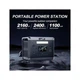 Зарядна станція SolarPlay Q2501 LiFePO4 2400 Вт/2160 Вт·год - зображення 3