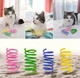 Набор игрушек для кошек, котят пружинка, спираль 4 шт - изображение 8
