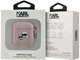 Чехол Karl Lagerfeld Monogram Karl & Choupette Head для Apple AirPods 1 / 2 Pink (3666339283674) - зображення 3