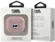 Чехол Karl Lagerfeld Monogram Choupette Head для Apple AirPods 3 Pink (3666339283735) - зображення 3