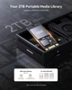 Док-станция DOCKASE Smart USB-C Hub 7-в-1 с SSD-корпусом M.2, SD и microSD UHS-II 312 МБ/с, NVMe M.2 2230/2242 10 Гбит/с 2 ТБ, PD 100 Вт, HDMI 2.1 8K30Hz/4K60/120, сенсорный экран 1,90 дюйма и турбовентилятор (кабель 40 Гбит/с). Черный глянцевый - изображение 4