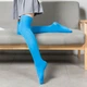 Гольфы выше колена капроновые голубые One Size - изображение 1