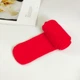 Гольфы капроновые до колена красные One Size - изображение 2