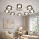Люстра потолочная DUSHA MS228 - 8 x GX53 белый/дымчатый LIGHT SET - изображение 6