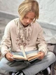 Вишиванка для хлопчика Piccolo «Дерево роду» Бежева (Льон 65%, Бавовна 35%) | Розмір 98 - зображення 3
