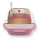 Лоток (туалет) для котов CAT IN BOX с лопаткой 52х36х21,5 см розовый - изображение 2