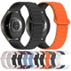 Универсальный ремешок Silicone Magnetic для смартчасов, 20mm чёрный - изображение 3