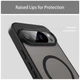Протиударний чохол Matte Magsafe для Google Pixel 10 Pro XL чорний бампер - зображення 4
