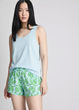 Пижама Primark Cotton Vest And Short Pyjamas XXS комплект для дома и сна Голубой (9023) - изображение 4
