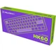 Ігрова клавіатура HATOR Hellyberry HK60 Wireless White-Violet (HK60_Wireless) - зображення 7