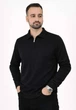 Свитер мужской с воротником поло Vip Stones 1073-2 XL черный - изображение 1