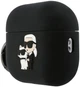 Чехол Karl Lagerfeld Silicone Karl & Chaupette Head 3D для Apple AirPods Pro 3 Black (3666339574680) - изображение 2
