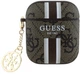 Чехол Guess 4G Printed Stripes Charm для Apple AirPods 1/2 Brown (3666339311100) - изображение 1