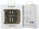Чехол Guess 4G Printed Stripes Charm для Apple AirPods 1/2 Brown (3666339311100) - изображение 3