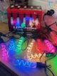 Гирлянда SFK-48 LED 220 V — удлинённые спиральные лампы, уличная и комнатная иллюминация, чёрный провод, мультиколор - изображение 5