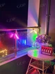 Гирлянда SFK-48 LED 220 V — удлинённые спиральные лампы, уличная и комнатная иллюминация, чёрный провод, мультиколор - изображение 9