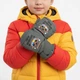 Детские зимние балонные гадания с флисом и фиксатором, на возраст 4-6 лет 12-70 Серые - изображение 1