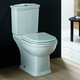 Унітаз бачок із кришкою RAK Ceramics Washington Gedy Smeraldo RAK0047 70.3x36.2x79.8 см Білий (2870124987) - зображення 2